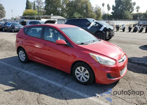 2016 Hyundai Accent Se z USA, uszkodzony, nr VIN KMHCT5AEXGU251666